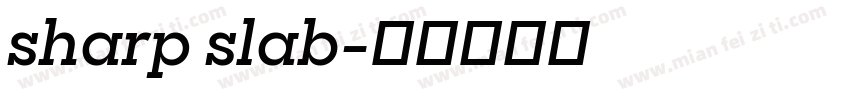 sharp slab字体转换